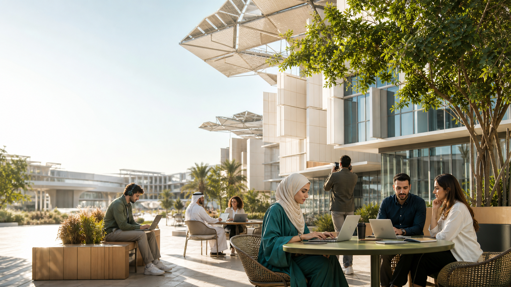 Entrepreneur meeting with Masdar City Free Zone advisor